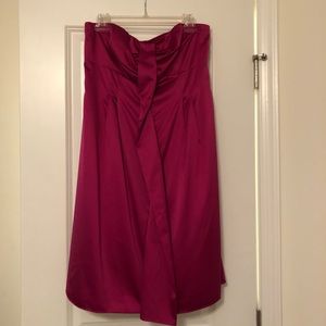 Dark Pink/Fuchsia Strapless Dress
